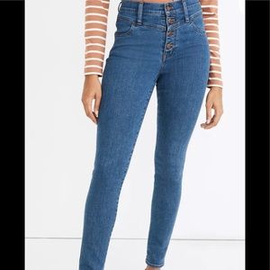 Madewell 10” Rise Roadtripper Jeans  Button Front 🌟 Sz 31-T